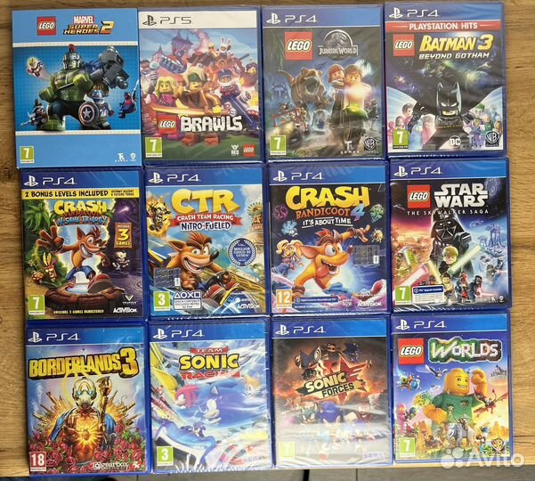 Детские игры ps4/ps5 новые диски
