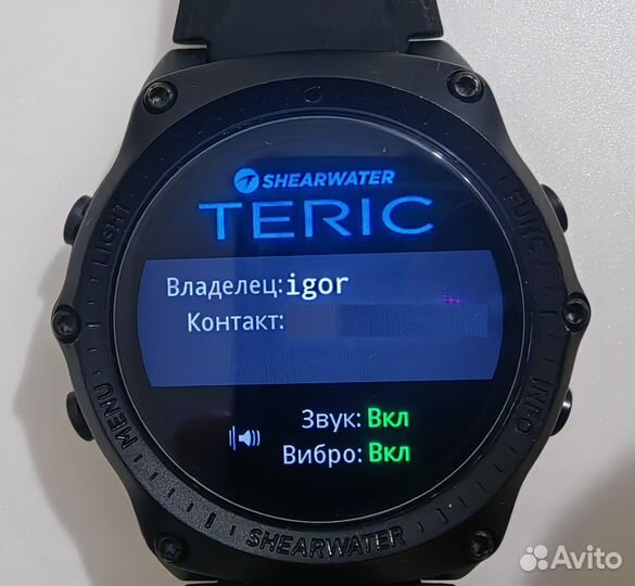 Подводный компьютер, часы - Shearwater Teric