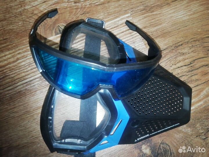 Маска нёрф и очки