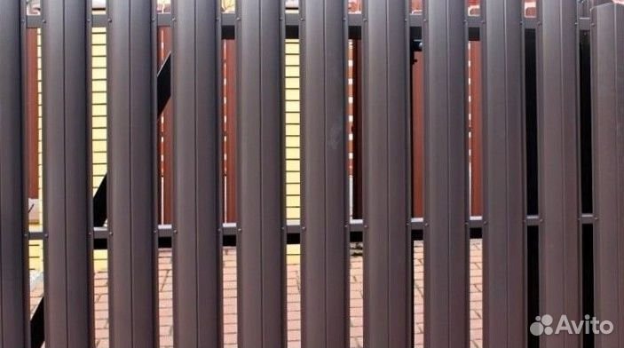 Шахматный евроштакетник