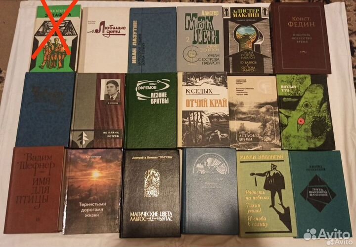 Книги из домашней библиотеки,худож. литература