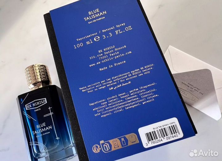 Духи Ex Nihilo Blue Talisman 100ml Ориг Распив