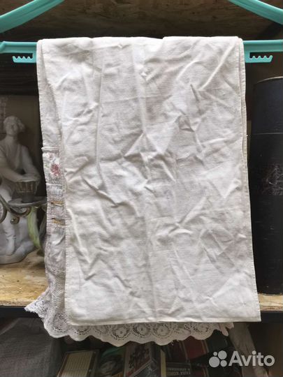 Рушник старинный Хлопок Вышивка Кружево