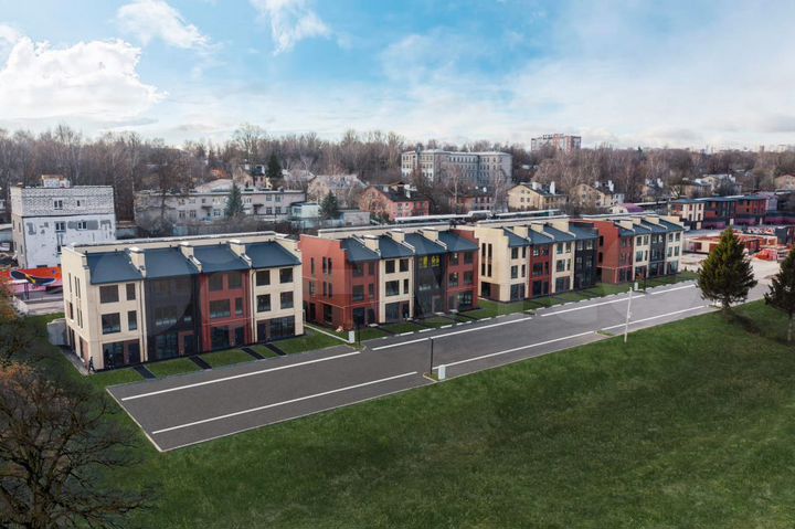 Таунхаус 90 м² на участке 1 сот.