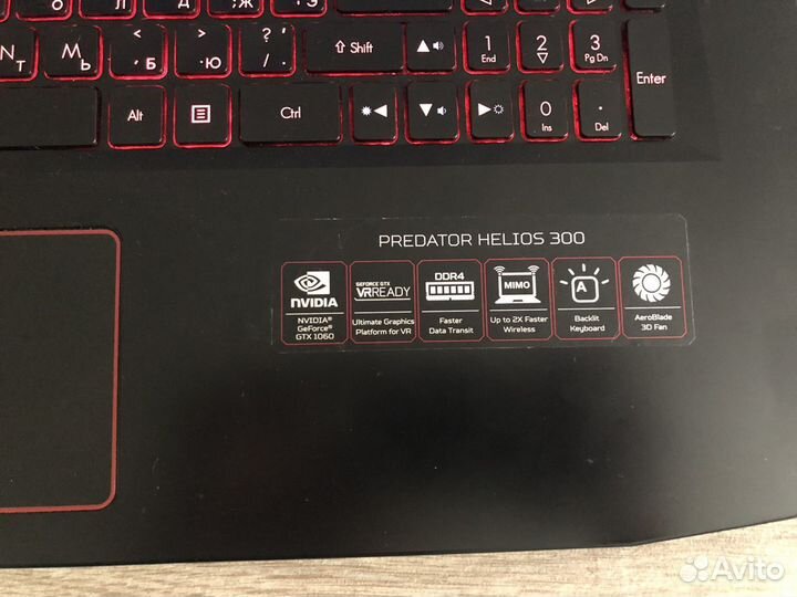 Ноутбук Acer predator helios 300 N17C3