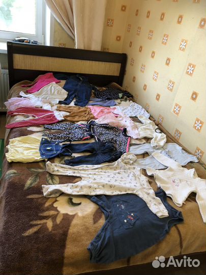 Пакет одежды на девочку 74