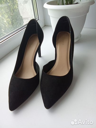 Туфли из натуральной замши