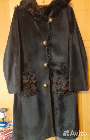 Пальто мех нерпы натуральное 50 р