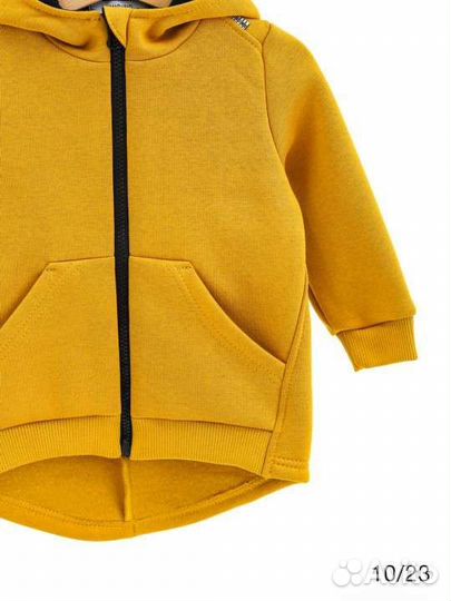 Толстовка начес горчица