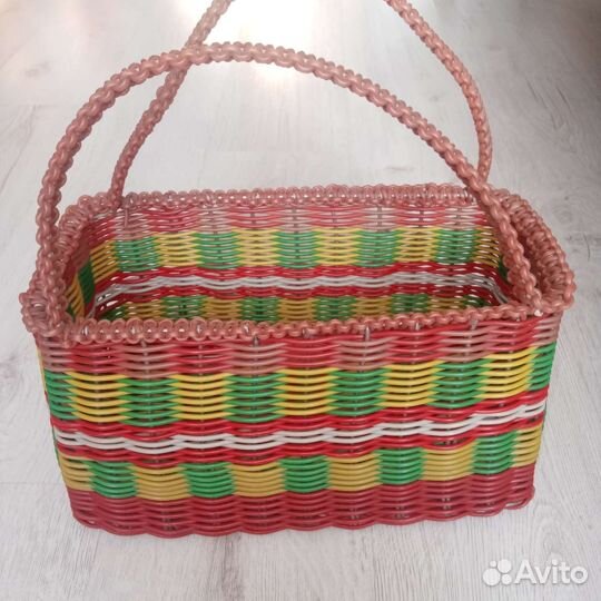 Корзина плетеная СССР