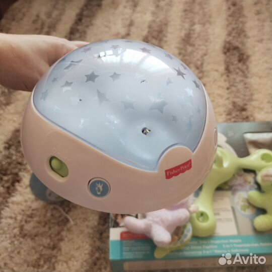 Мобиль на кроватку fisher price с ночником