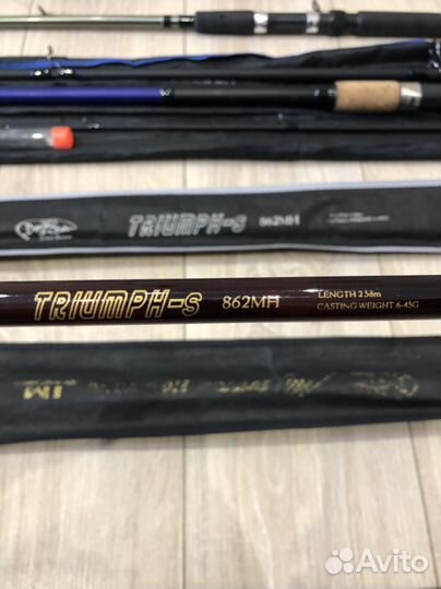 Спининг с катушкой бу