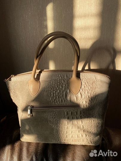 Сумка натуральная кожа Италия крокодил