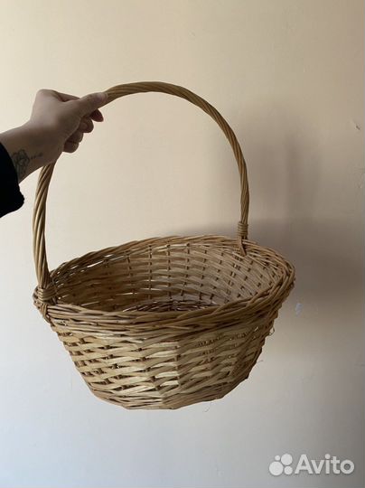 Корзина большая плетеная