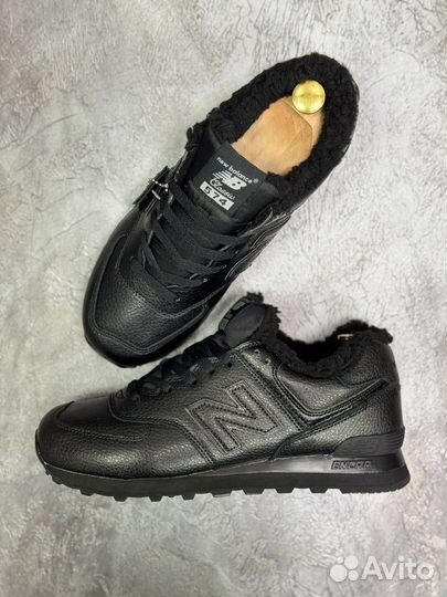 Кроссовки new balance 574 зимние