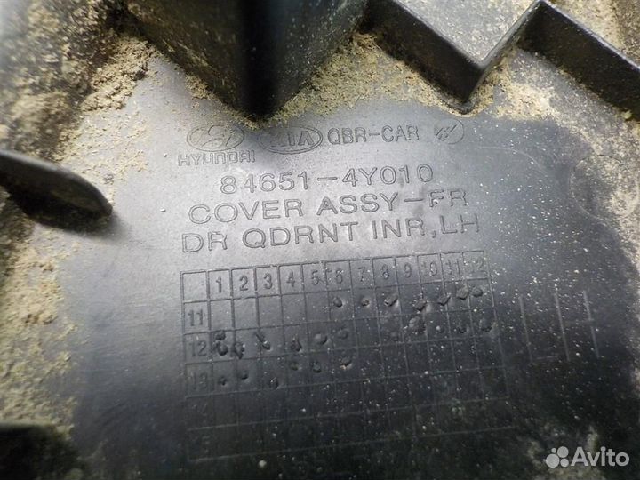 Крышка зеркала внутренняя левая KIA RIO III (UB)