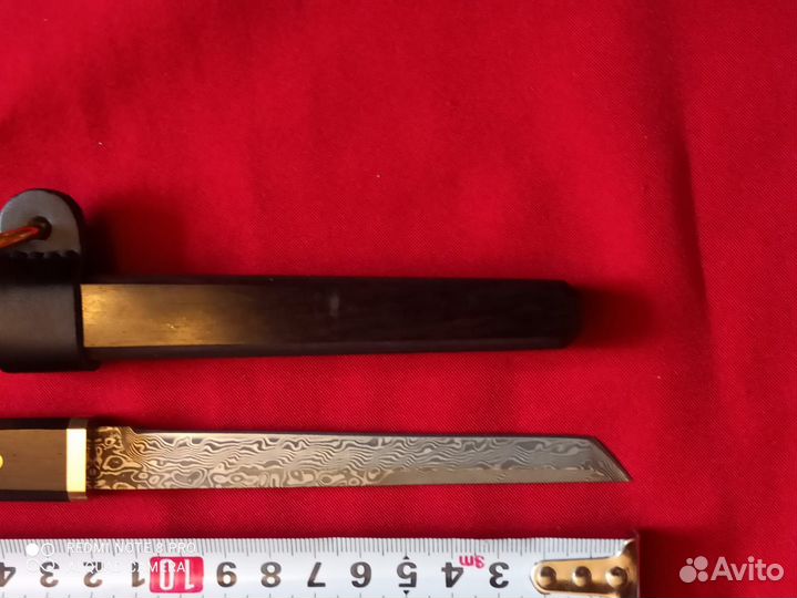 Нож, Дамасская сталь, кабинетный, новый