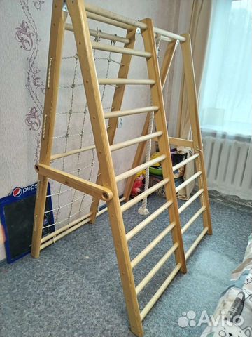 Детская шведская стенка деревянная