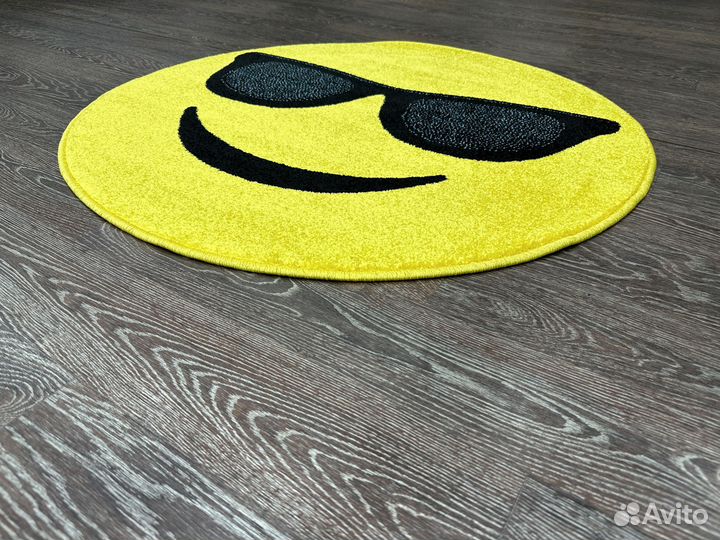 Коврик детский, смайлик 1х1м