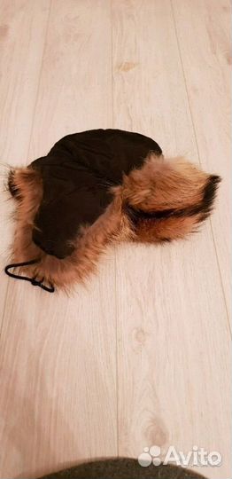 Шапка из меха енота