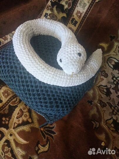 Мягкая игрушка заяц, змея, медведь ручной работы