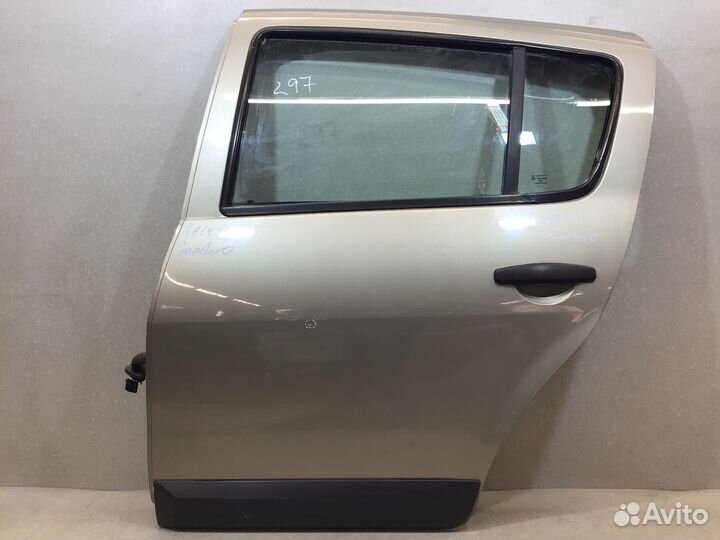Дверь задняя левая Renault Sandero 2009-2014
