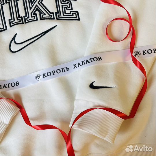 Свитшот/худи nike найк с вышивкой на заказ