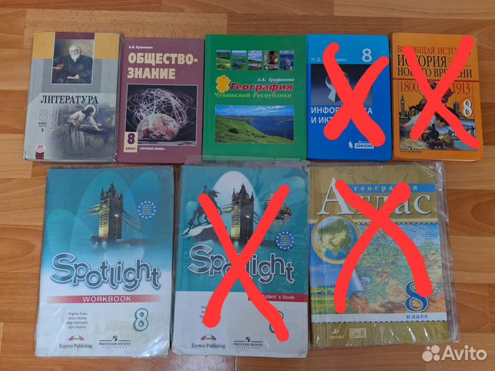 Учебники 8 класс
