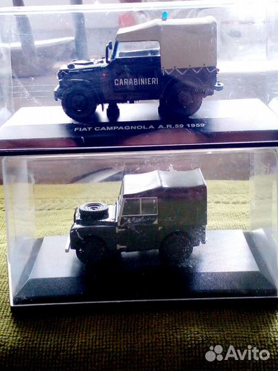 Модели джипов 1/43 Fiat, Land Rover