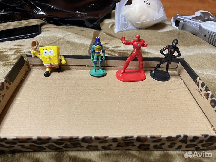 Коллекция фигурок марвел, черепашки ниндзя