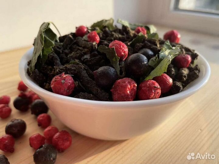 Иван чай смородина 500грамм, ягоды и листья