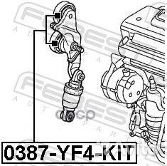 Ролик натяжной комплект (honda accord CU2 2008