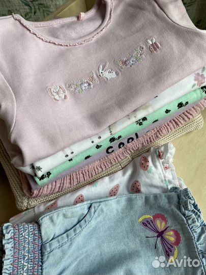 Детские вещи 9-12 80 next zara