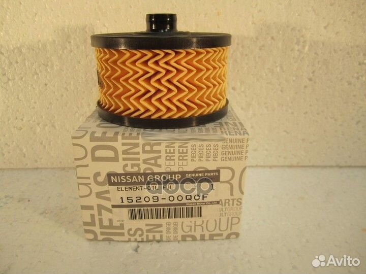 Фильтр масляный 1520900Q0F nissan