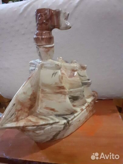 Декорации для аквариума корабль