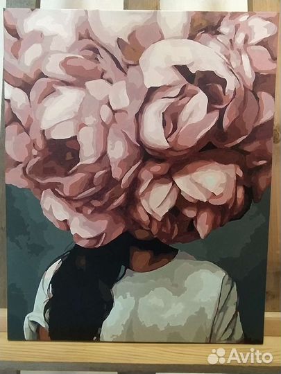 Картины по номерам раскрашенная