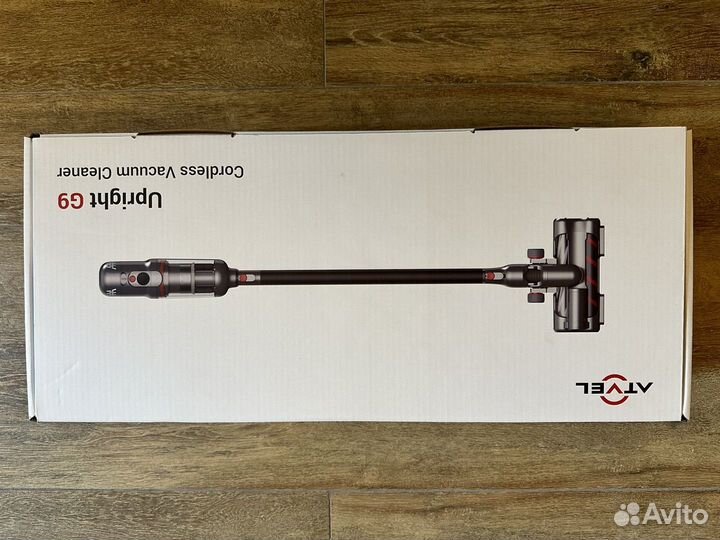 Беспроводной пылесос atvel G9, черный/серый