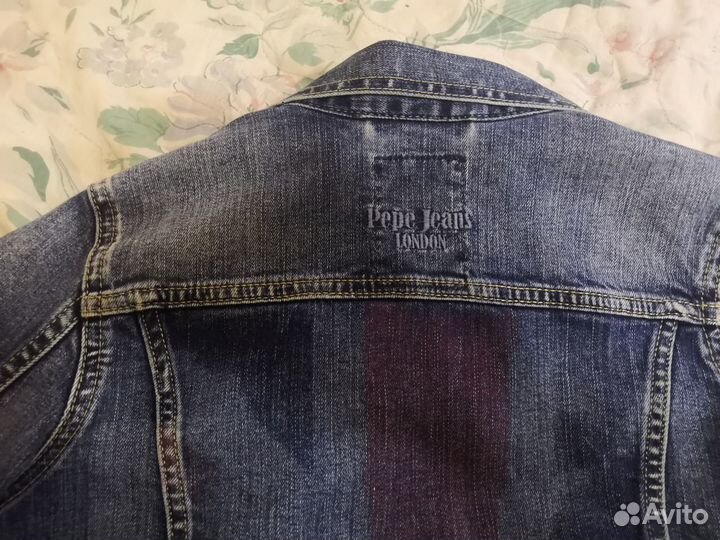 Джинсовая куртка pepe jeans на 8-9 лет