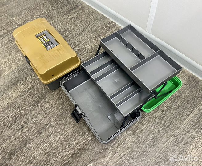 Ящик рыболова двухполочный Helios