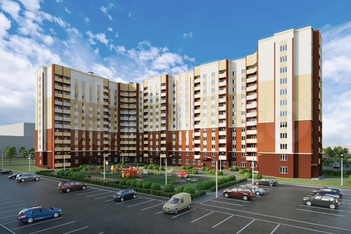 2-к. квартира, 64,4 м², 9/12 эт.