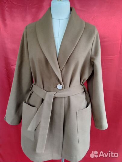 Пальто женское демисезонное 44 46 кемэл новое