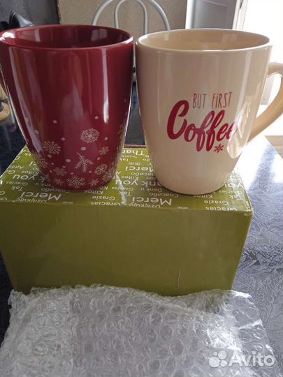 Бокалы керамические