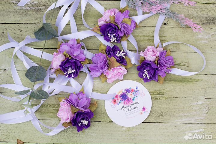 Свадебные букеты и аксессуары ручной работы