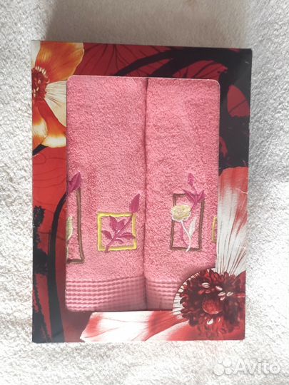 Махровые полотенца набор (на подарок)