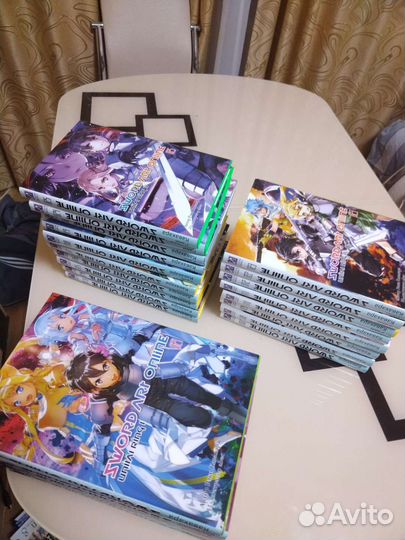 Sword art online ронобэ, все тома