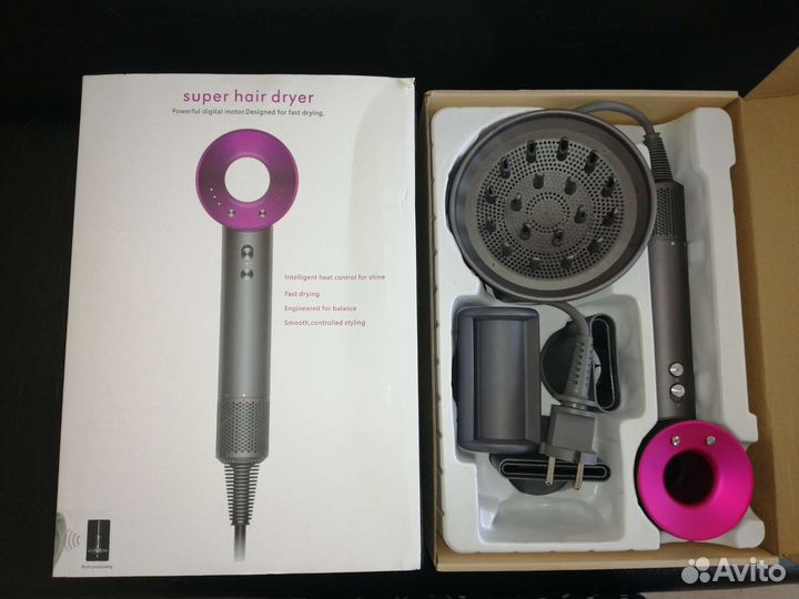 Dyson фен новый, розовый, лучший аналог