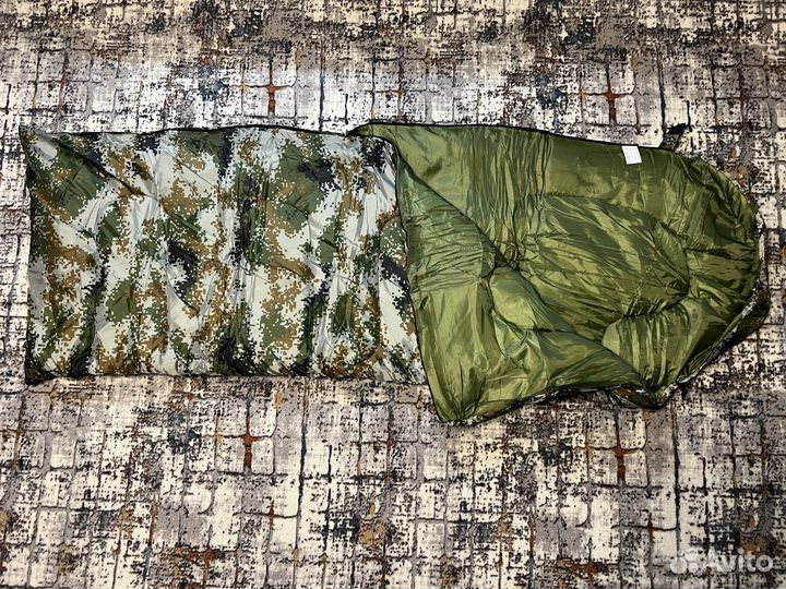 Зимний спальный мешок армейский камуфляж -20