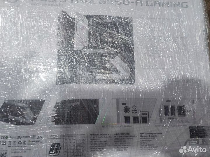 Материнская плата asus ROG strix B550-A gaming am4