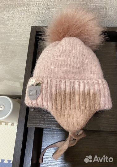 Шапка зимняя для девочки 48 50
