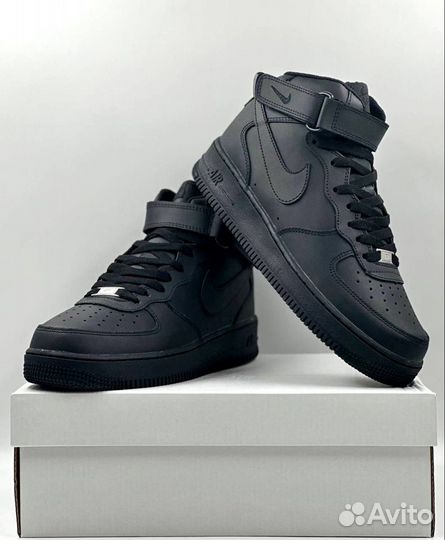 Nike Air Force 1 High черные